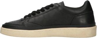 Ghoud Leren Sneaker - Heren - Sneakers - Zwart - 45 EU - Leer - Schoenen