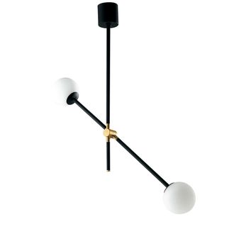 TFT Home Furniture FELIX chandelier, black/gold