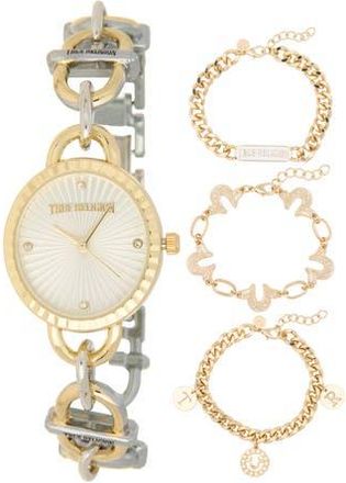 True Religion Two-Tone Bracelet Watch, 27mm in Two Tone at Nordstrom Rack