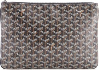 Goyard Senat Zip Pouch Coated Canvas MM