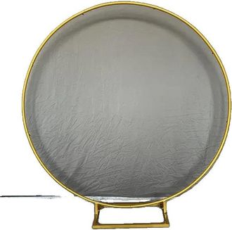 OEM Soporte Para Arco De Boda, Dise&ntilde;o Personalizable, Construcci&oacute;n Robusta, 2 M (78,7 Pulgadas)-c, Base Cuadrada Dorada-a