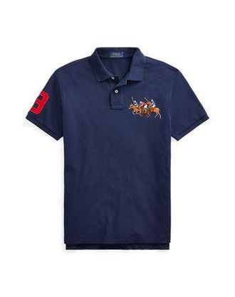 Ralph Lauren CUSTOM SLIM FIT TRIPLE-PONY POLO SHIRT