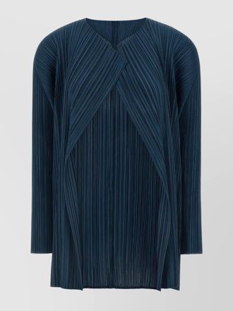 Pleats Please Issey Miyake mellow pleats cardigan