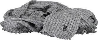 U.S.Polo Association Wool Scarf - Heren - Wintersjaals - Grijs - ONE Size - Wol - Accessoires