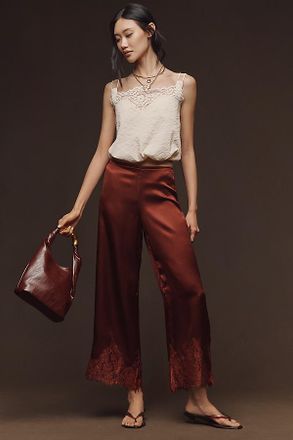 Reformation Carolina Silk Pants