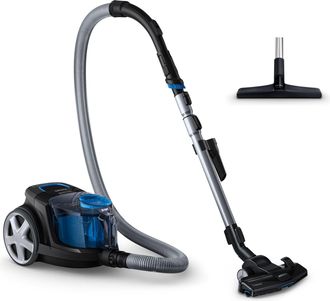 Philips Aspiradora De Trineo Sin Bolsa Fc9331/09 - 900 W - 1,5 L - Negro Intenso Y Azul