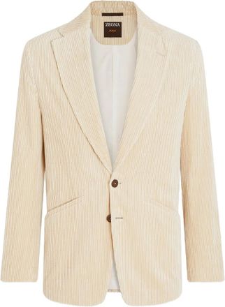 Ermenegildo Zegna Blazer Cashco a coste - Toni neutri