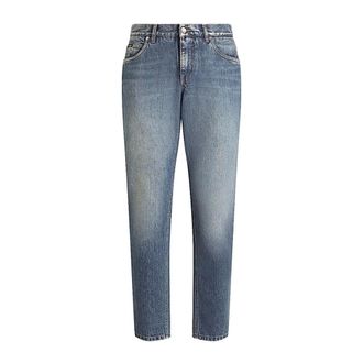 Dolce & Gabbana Slim-fit Jeans - male - Dolce & Gabbana - Slim Fit Jeans - Blue - 3XL - Jeans