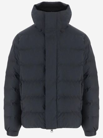 Save The Duck Piumino Save The Duck in nylon con collo alto e trapuntatura a canale