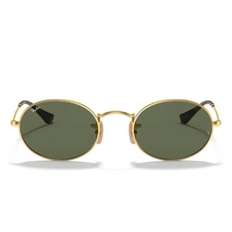 Ray-Ban Sunglasses Rb3547 N 001 Oval Gold/Green G 15 Unisex