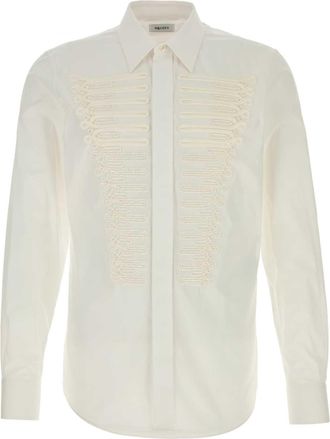 Alexander McQueen Alexander Mcqueen White Poplin Shirt