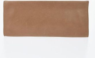 The Row Leather Envelope Clutch FLAT size Unica