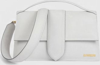 Jacquemus Womens Jacquemus Le Bambinou Handbag Light Grey - White - Size: ONE size