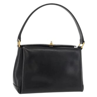 Gucci Pre-owned Handbags, female, Black, Size: ONE SIZE Pre-owned Vintage Hand Bag