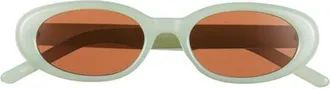BP. Narrow Oval Sunglasses in Mint at Nordstrom