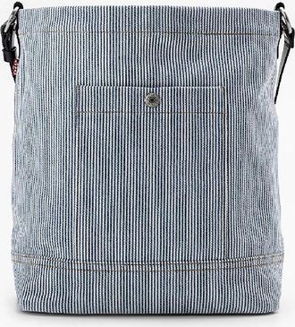 Levi's Womens Heritage Vertical Stripe Cylinder Bucket Bag - Grey - Size: ONE size