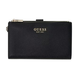 Guess Amorette SLG DBL ZIP Organizer - Dames - Portefeuilles - Zwart - ONE Size - Accessoires