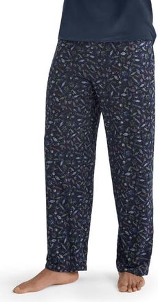 Tommy John Second Skin Pajama Pants in Dress Blues Fishing at Nordstrom, Size Xx-Large