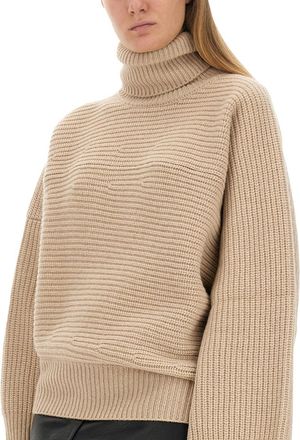 Stella McCartney Cashmere Turtleneck Sweater - Beige