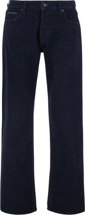 Emporio Armani Straight-Leg Jeans - Heren - Regular Fit Jeans - Blauw - W34 - Katoen - Jeans