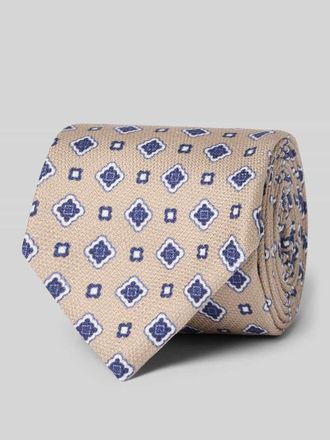 Altea Krawatte mit Label-Detail in Beige, Gr&ouml;&szlig;e 1