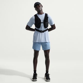 Nike Mens Stride Dri-FIT 7 Brief-Lined Running Shorts in Blue | IF2046-486