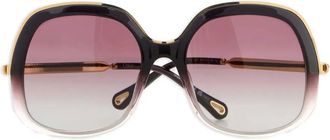 Chlo&eacute; Occhiali da sole squadrati - Nero