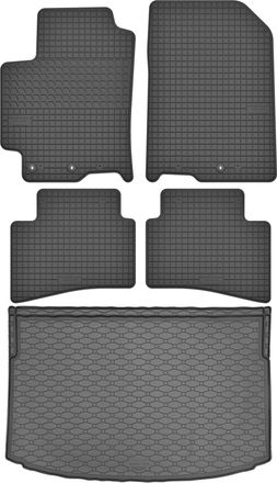 OEM Juego De Alfombrillas De Goma Para Coche Y Alfombrilla Para Maletero Para Kia Rio Iv Hatchback Del 2017