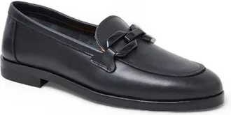 Bruno Magli Lavena Bit Loafer in Black Leather at Nordstrom, Size 10.5
