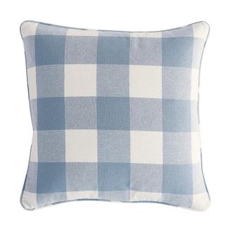 Ballard Designs Buffalo Check Pillow Cover - Cornflower - Ballard Designs