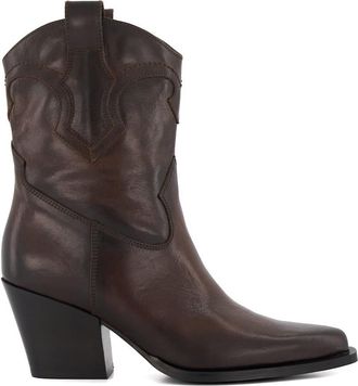 Dune London Ponty Leather Ankle Boots