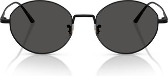 Oliver Peoples 0ov1376s Round Lens Sunglasses with Minimalist Metal Frame