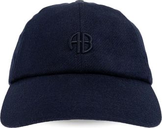 Anine Bing Honkbalpet met logodetail - Blauw