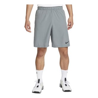 Nike Dri-FIT 9 Solid Color Woven Training Sports Shorts Gray DM6618-084