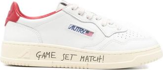 Autry Red Medialist Low Sneakers