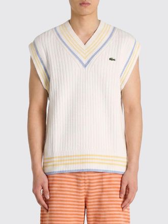 Lacoste Gilet in maglia di cotone con logo