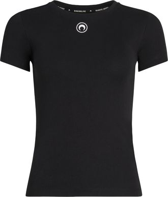 Marine Serre Fitted Baby Fit Jersey T-Shirt