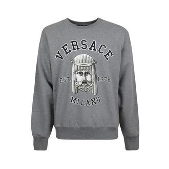 Versace Uomo, Felpe, Grigio, L, new