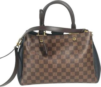 Louis Vuitton Pre-owned Vintage Damier Canvas Handbag - Dames - Vintage Handtas - Bruin - ONE Size - Vintage