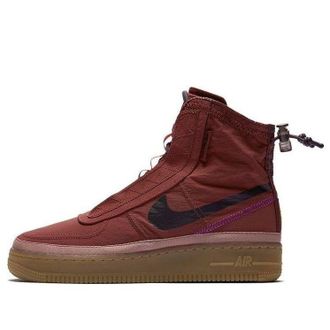 Nike (WMNS) Nike Air Force 1 Shell Red Brown BQ6096-200
