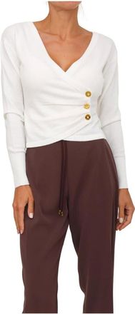 Elisabetta Franchi Donna, Top, Bianco, XS, new