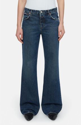 Closed Gillan Wide Leg Jeans in Dark Blue at Nordstrom Rack, Size 25