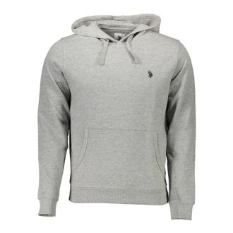 U.S.Polo Association U.S. Polo Assn., Hoodies, male, Gray, Size: 2XL Sweatshirt Without Zip