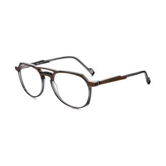 Etnia Barcelona Glasses, unisex, Brown, 53 MM, Jordi Aviator Frame