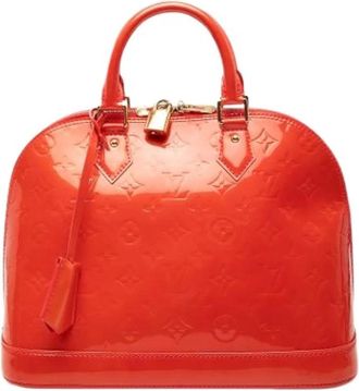 Louis Vuitton Pre-owned Handbags, female, Orange, Size: ONE SIZE Pre-owned Alma PM