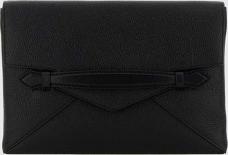 Montblanc Clutch in pelle a grana