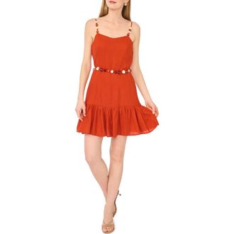 1.State Belted Tiered Dress in Rooibos Tea at Nordstrom Rack, Size 12