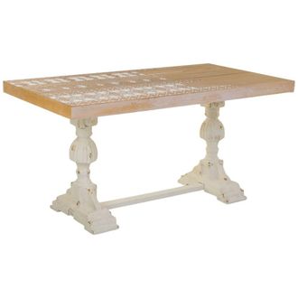 Wanderlust Deco Mesa de madera marr&oacute;n 150x80x72h cm