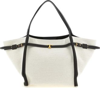 Tod's Multicolor Linen Tote Womens Bag