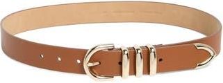 Cole Haan Beveled Buckle Belt in Tan at Nordstrom Rack, Size X-Large